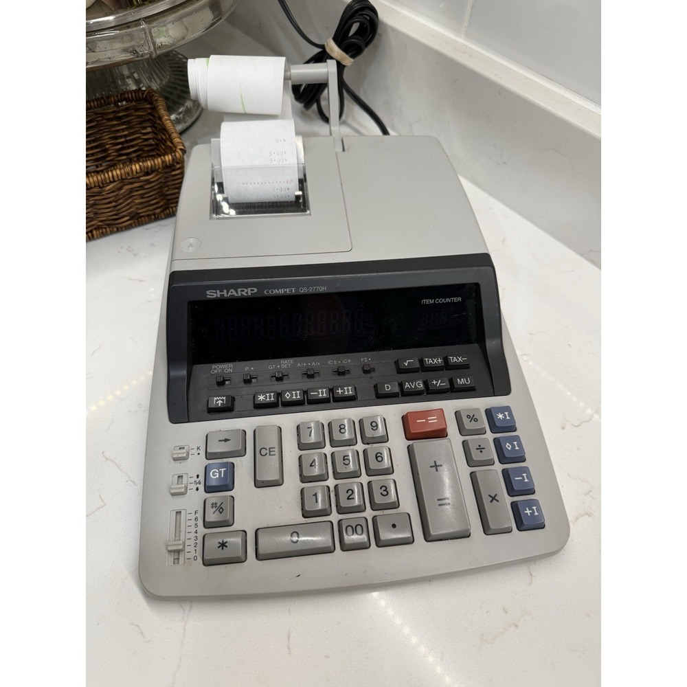 Sharp QS-2770H Calculator - Picture 4 of 4
